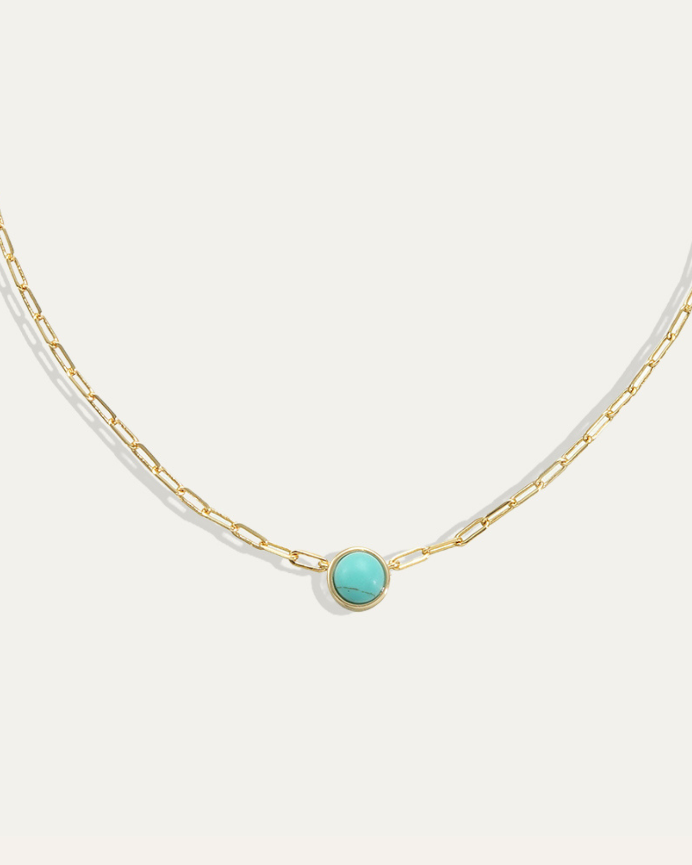 Ava Paperclip Necklace in Turquoise – Stella & Dot Ava Paperclip Necklace in Turquoise – Stella & Dot