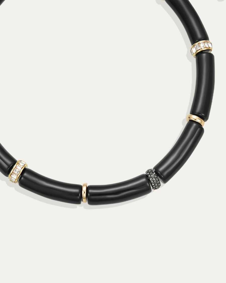 Diana Collar Necklace in Black