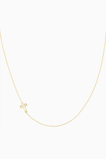 Covet 14kt Diamond Cross Necklace - Stella & Dot