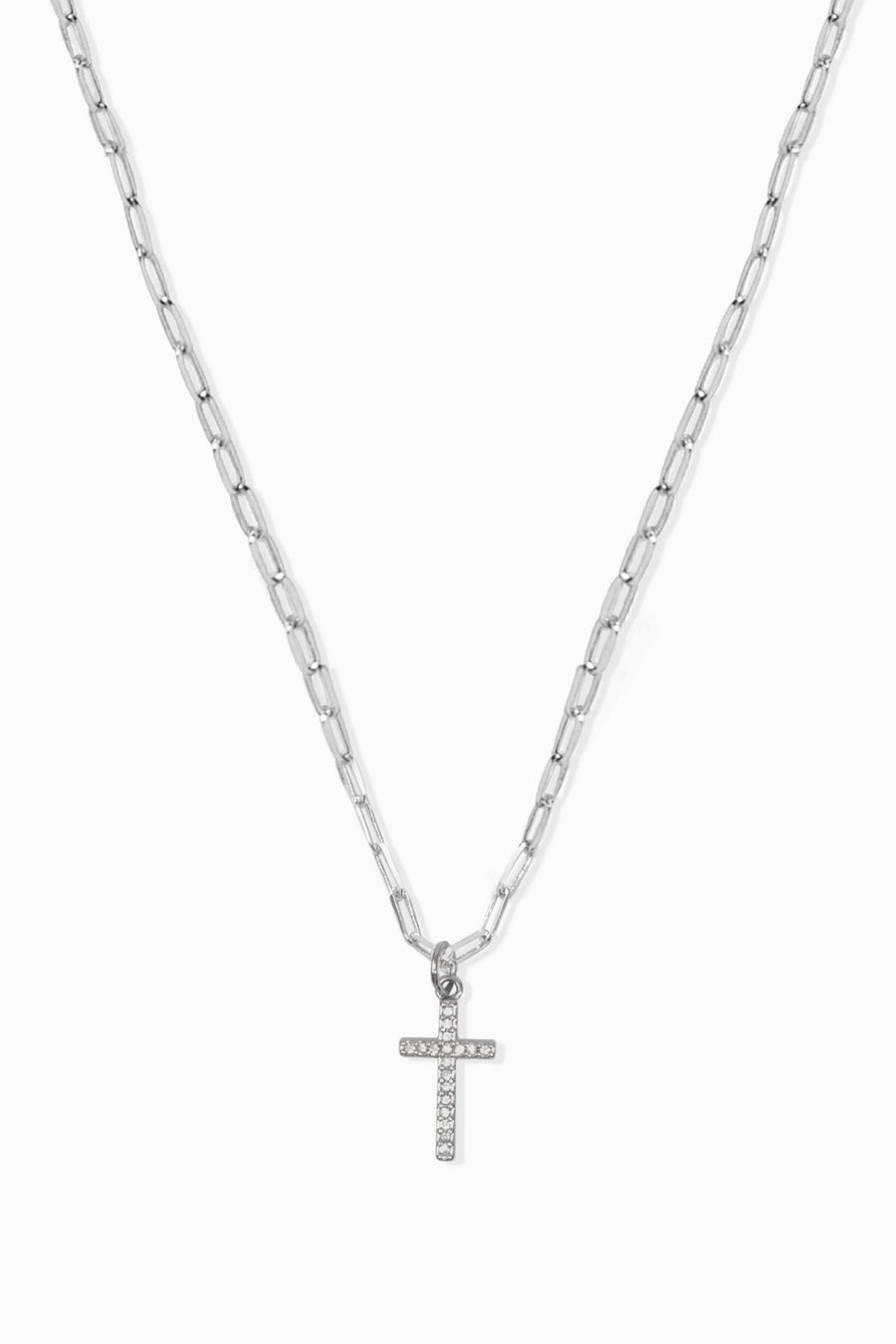 Delicate Pave Cross Necklace - Stella & Dot