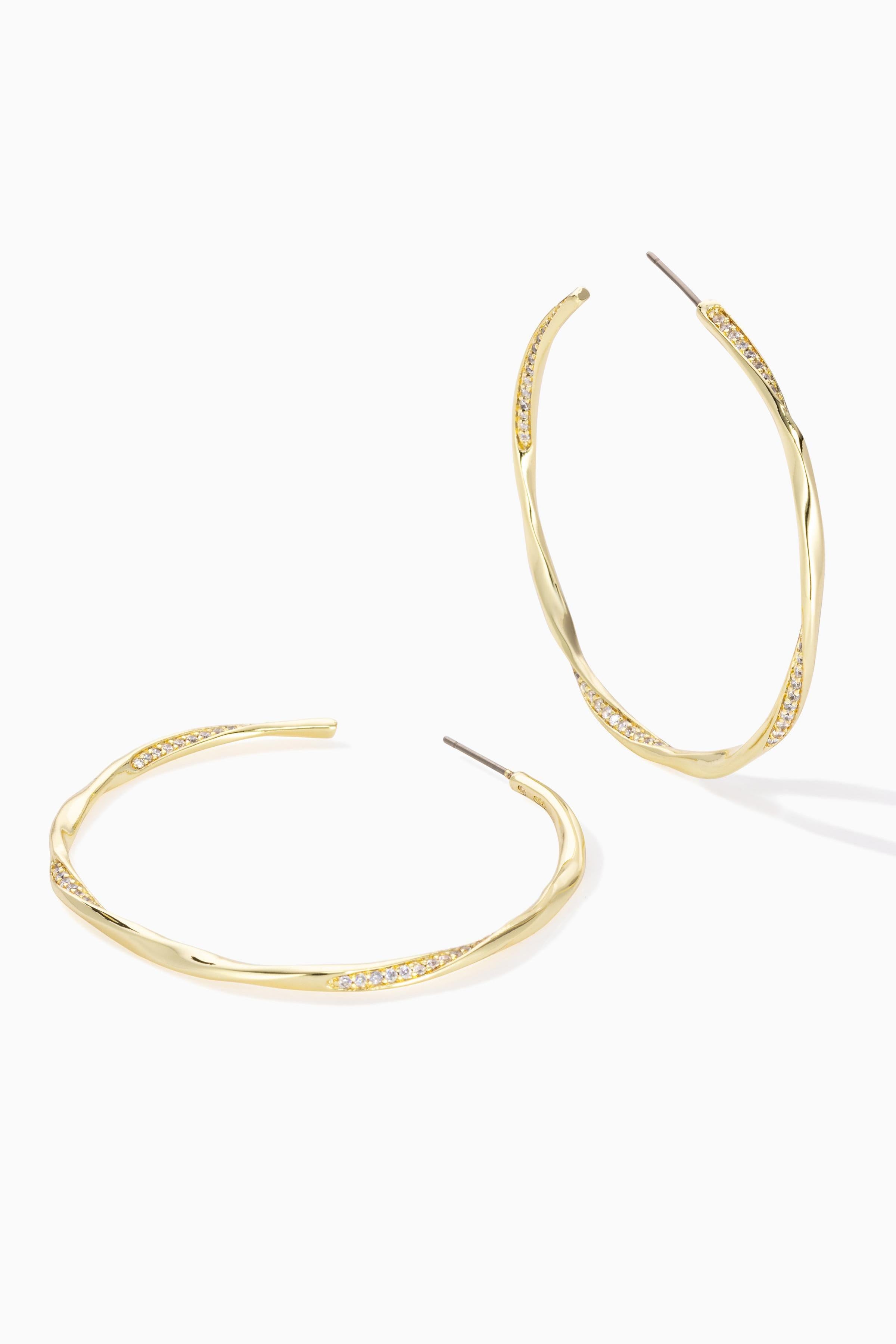Stella and dot madison hoops Clearance