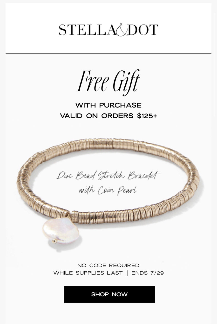Today Through 7/29: Enjoy a free gift with purchase!