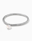 Disc Bead Stretch Bracelet with Coin Pearl - Stella & Dot