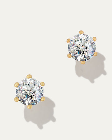 » Sparkle Diamond Stud Earrings (100% off)