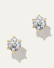 Sparkle Diamond Stud Earrings