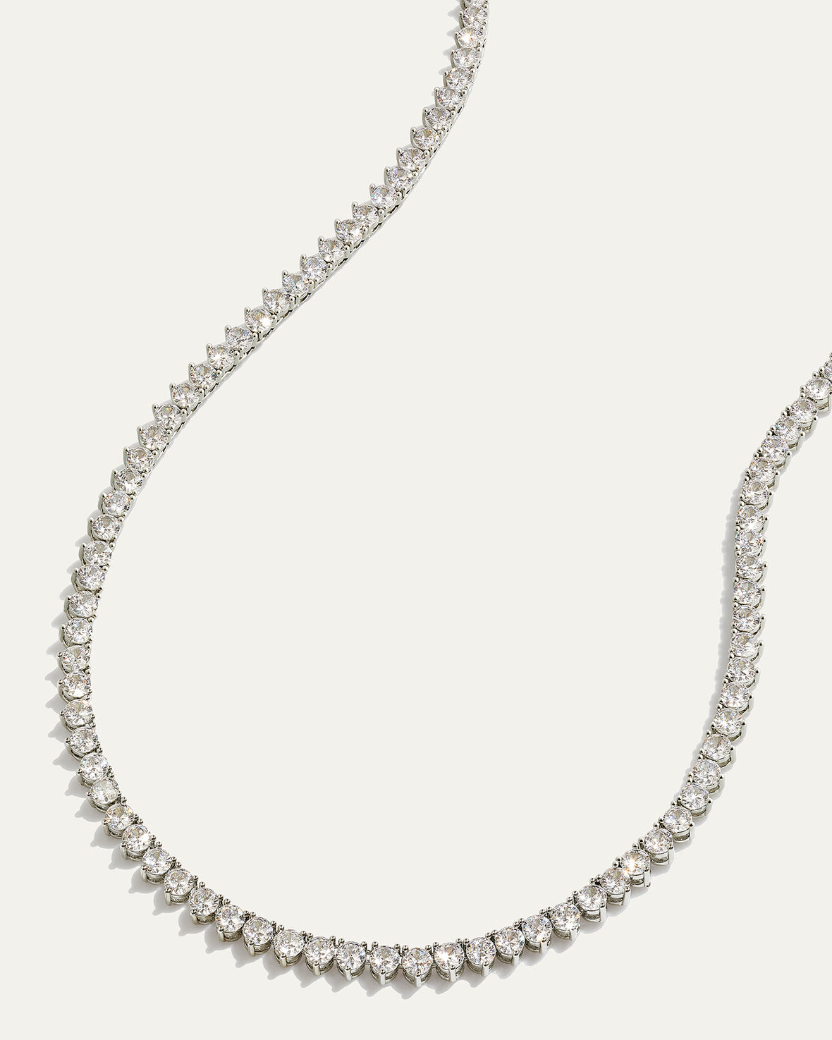 Inheritance Tennis Necklace | Silver