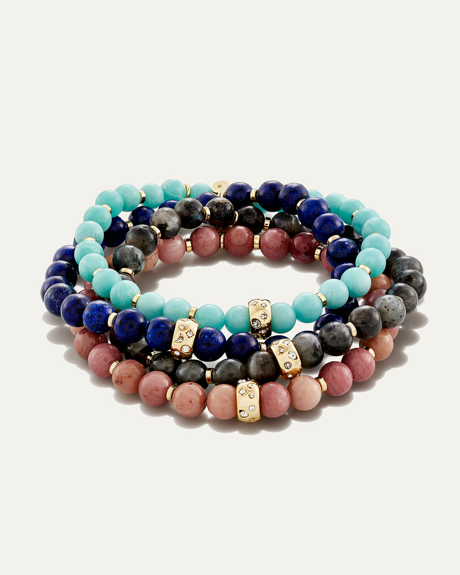 Power Stone Stretch Bracelet | Amazonite