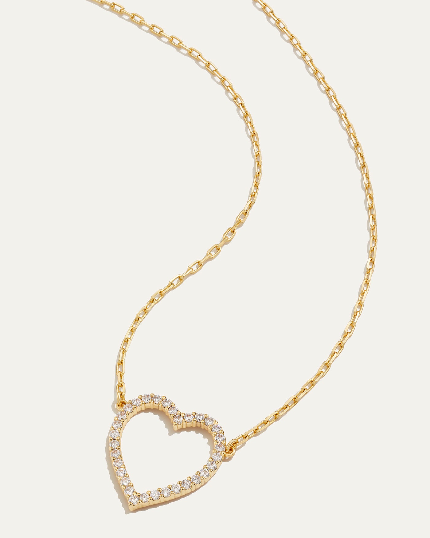 Whitney Open Heart Necklace