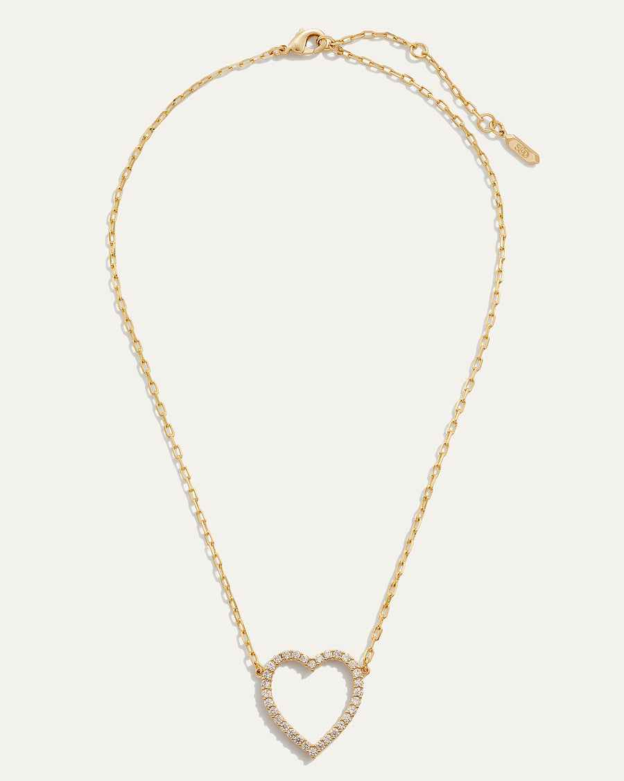 Whitney Open Heart Necklace