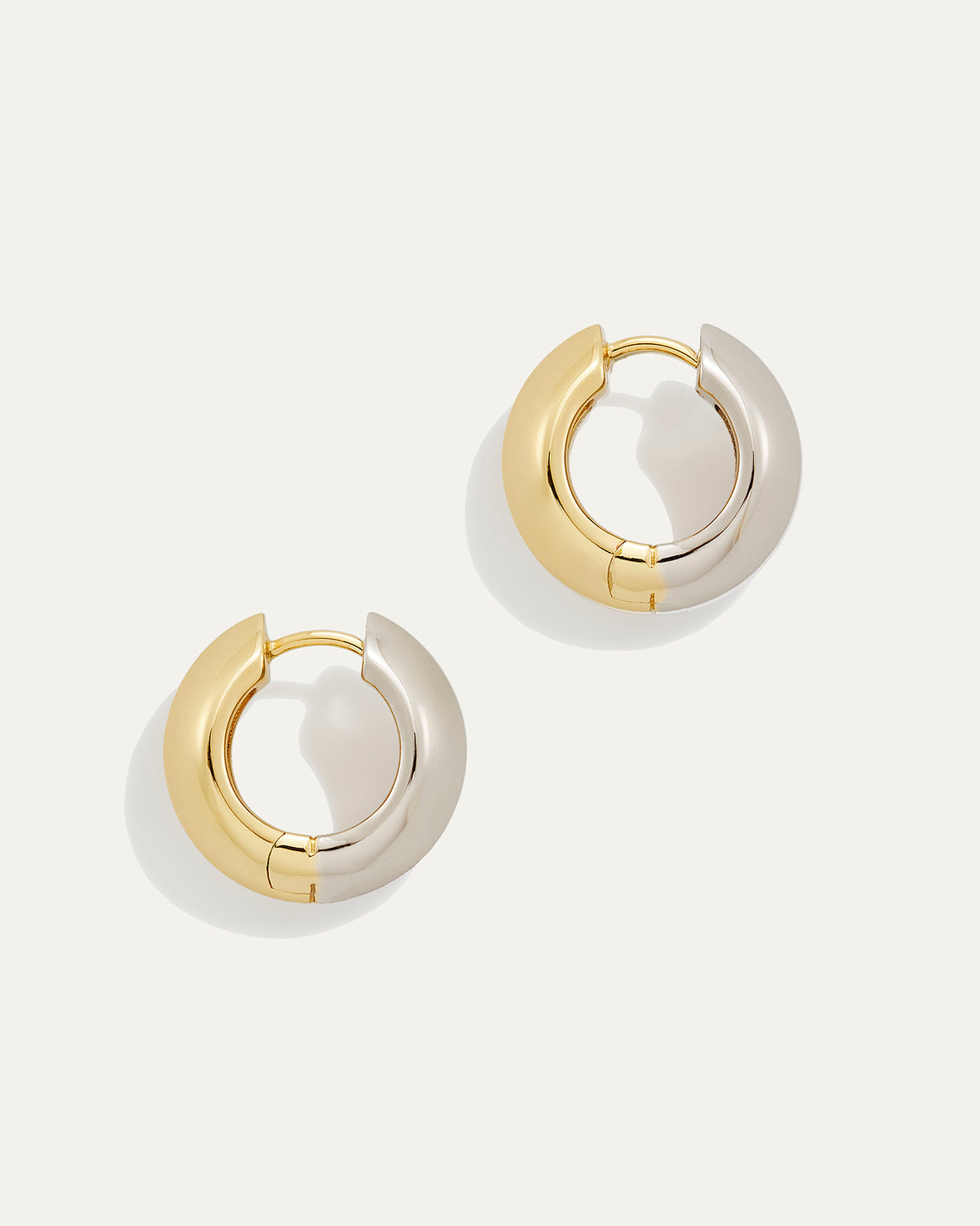 Reversible Hinged Huggie Earrings