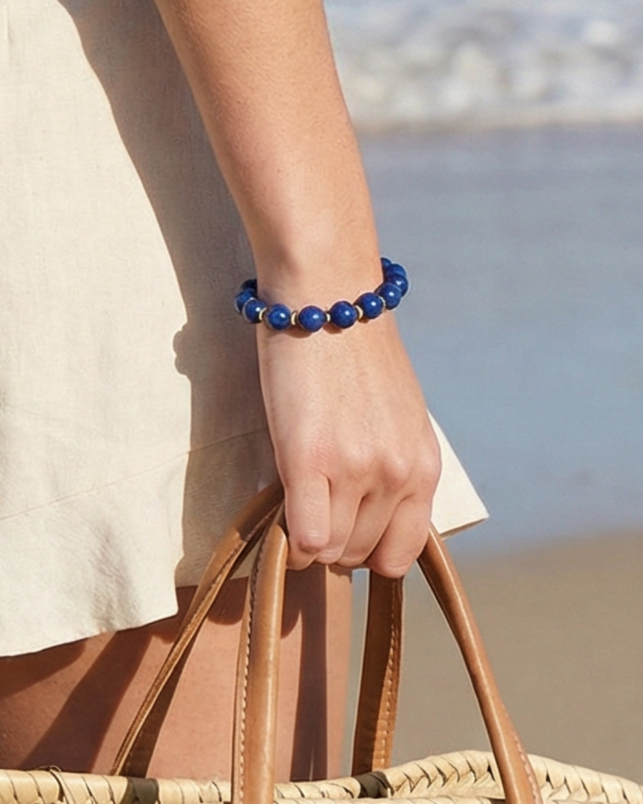 Dot Bracelet in Lapis