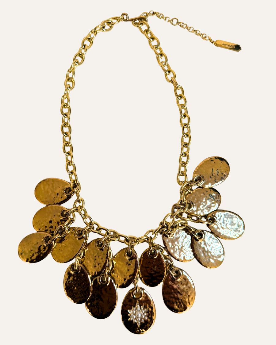 Pearl Starburst Statement Necklace-Two of a Kind