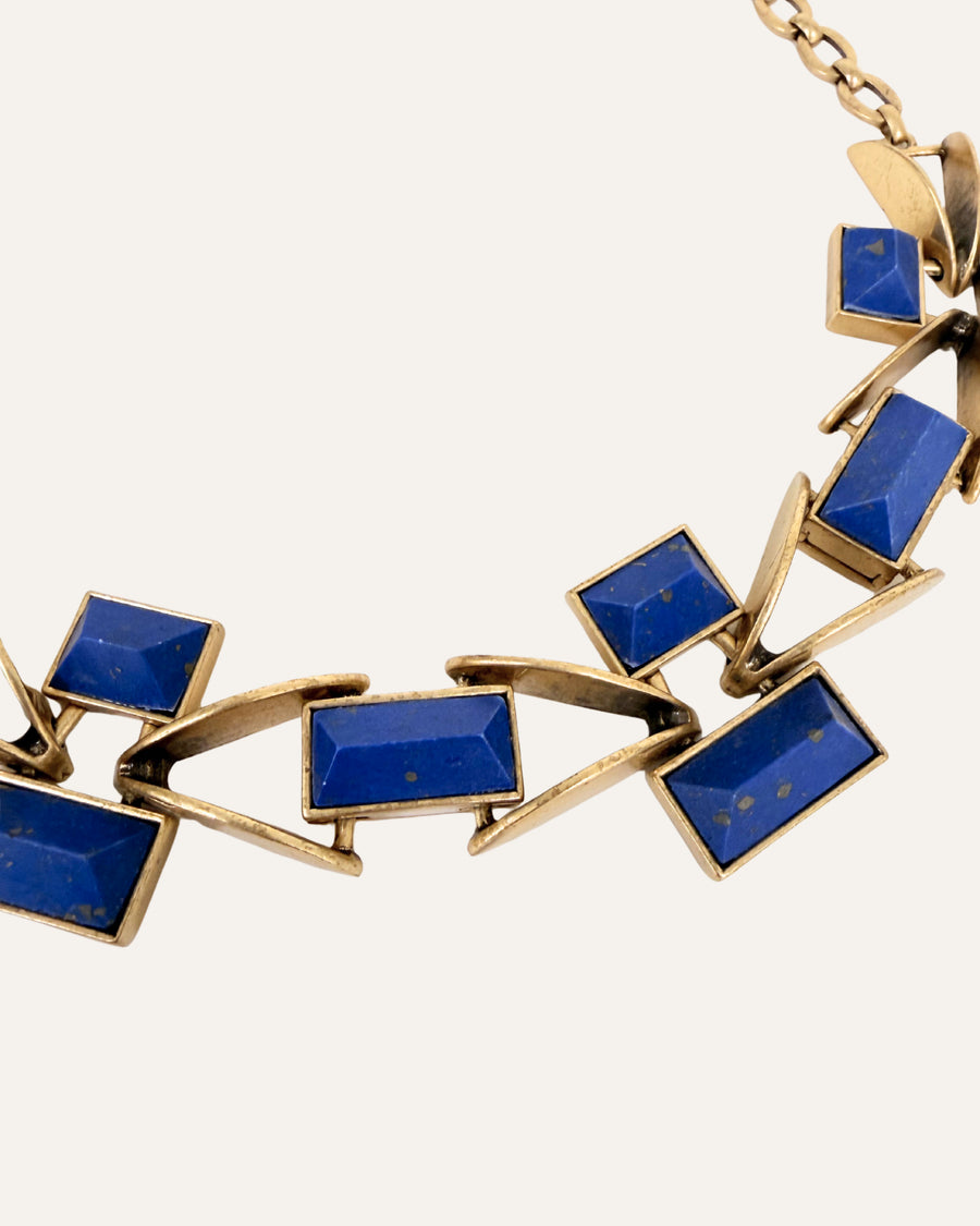 Never Released! Art Deco Stone Statement Collar