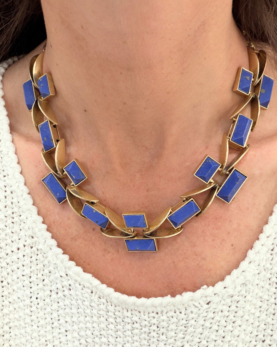 Never Released! Art Deco Stone Statement Collar