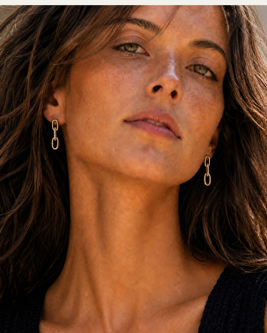 Aster Link Earrings