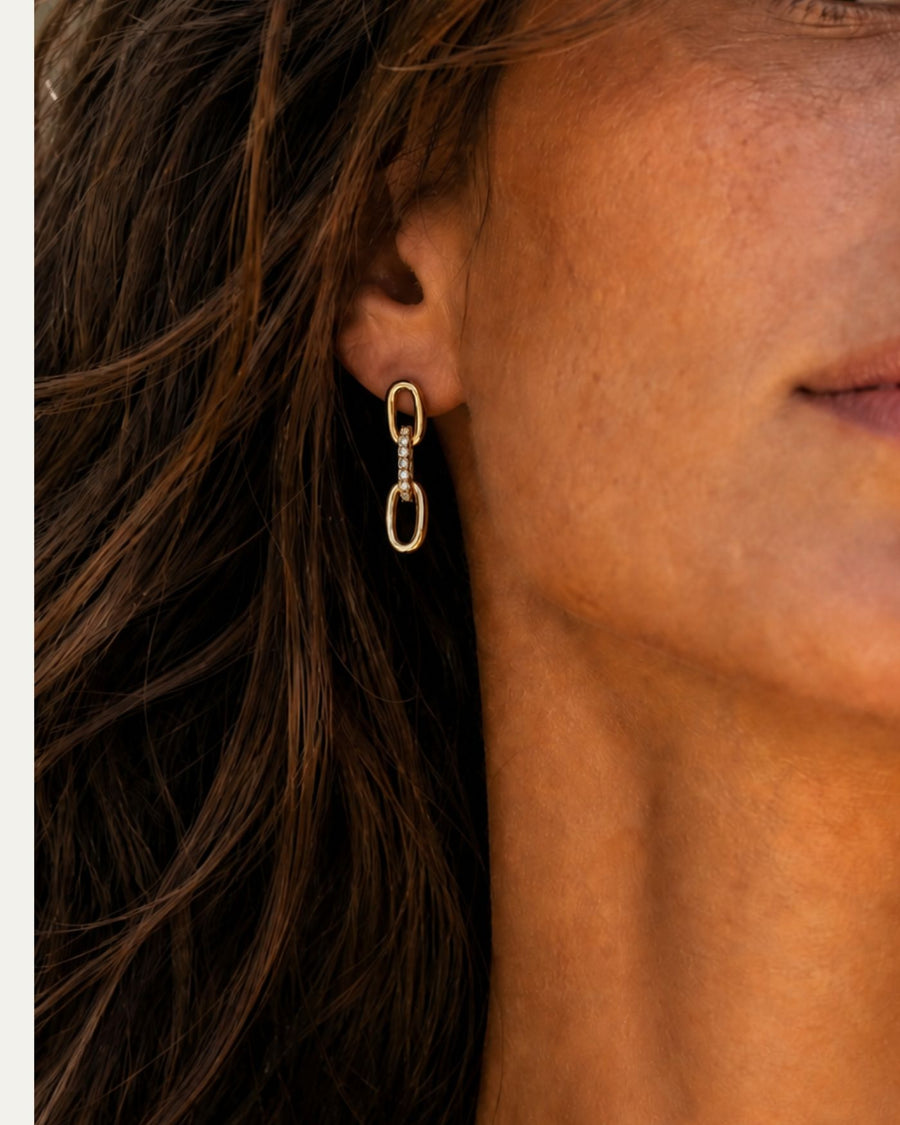 Aster Link Earrings