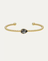 Sienna Pear Cuff in Black Diamond