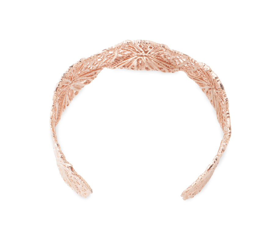Genevive Lace Rose Gold Cuff
