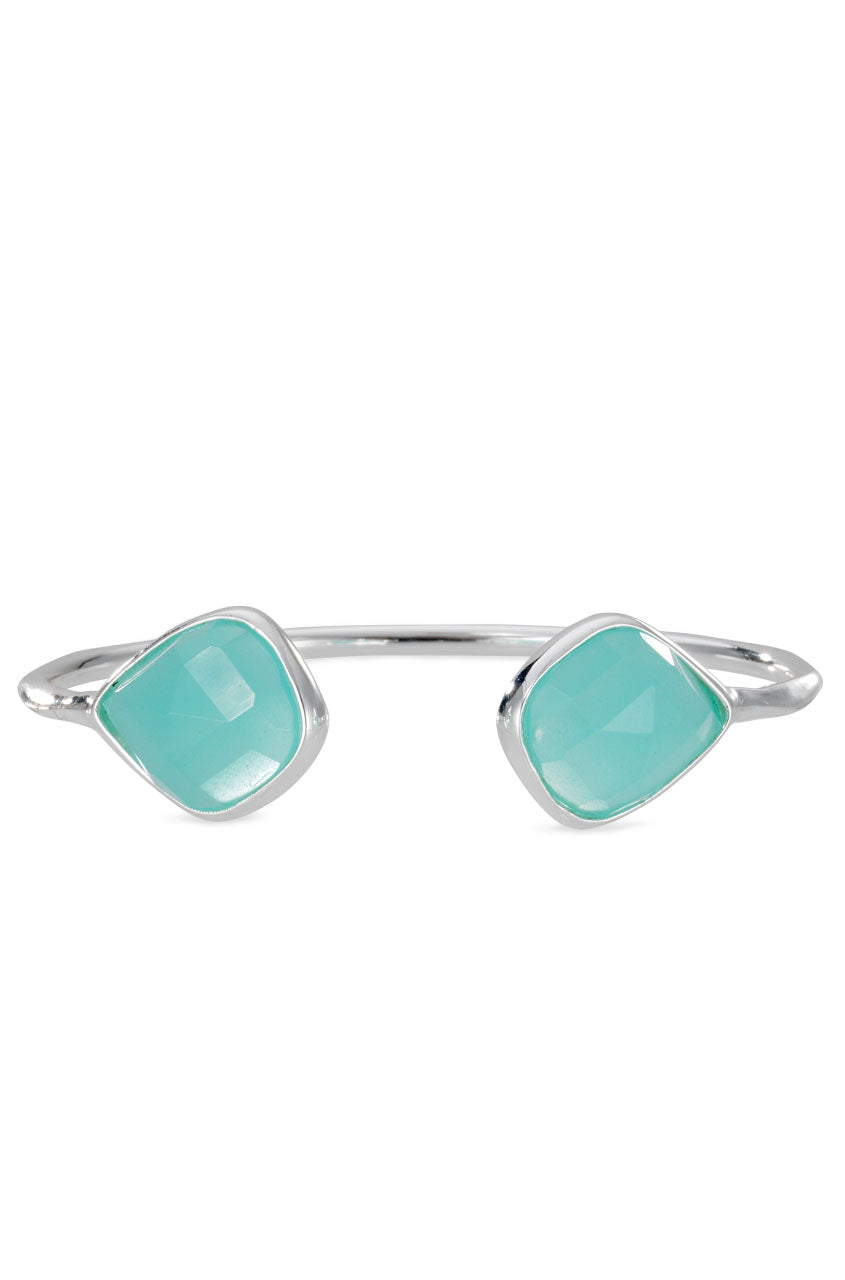 Serenity Stone Cuff - Aquamarine