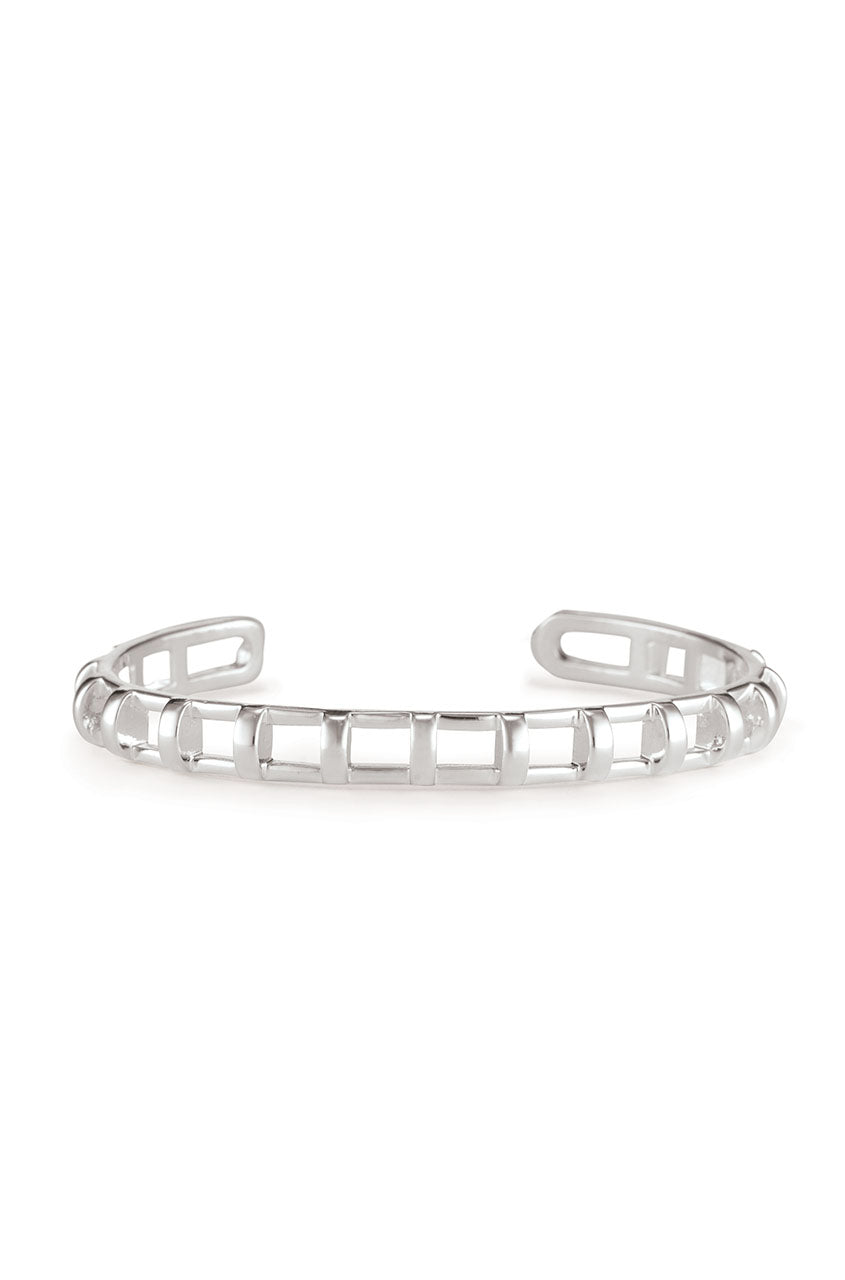Cage Cuff - Silver