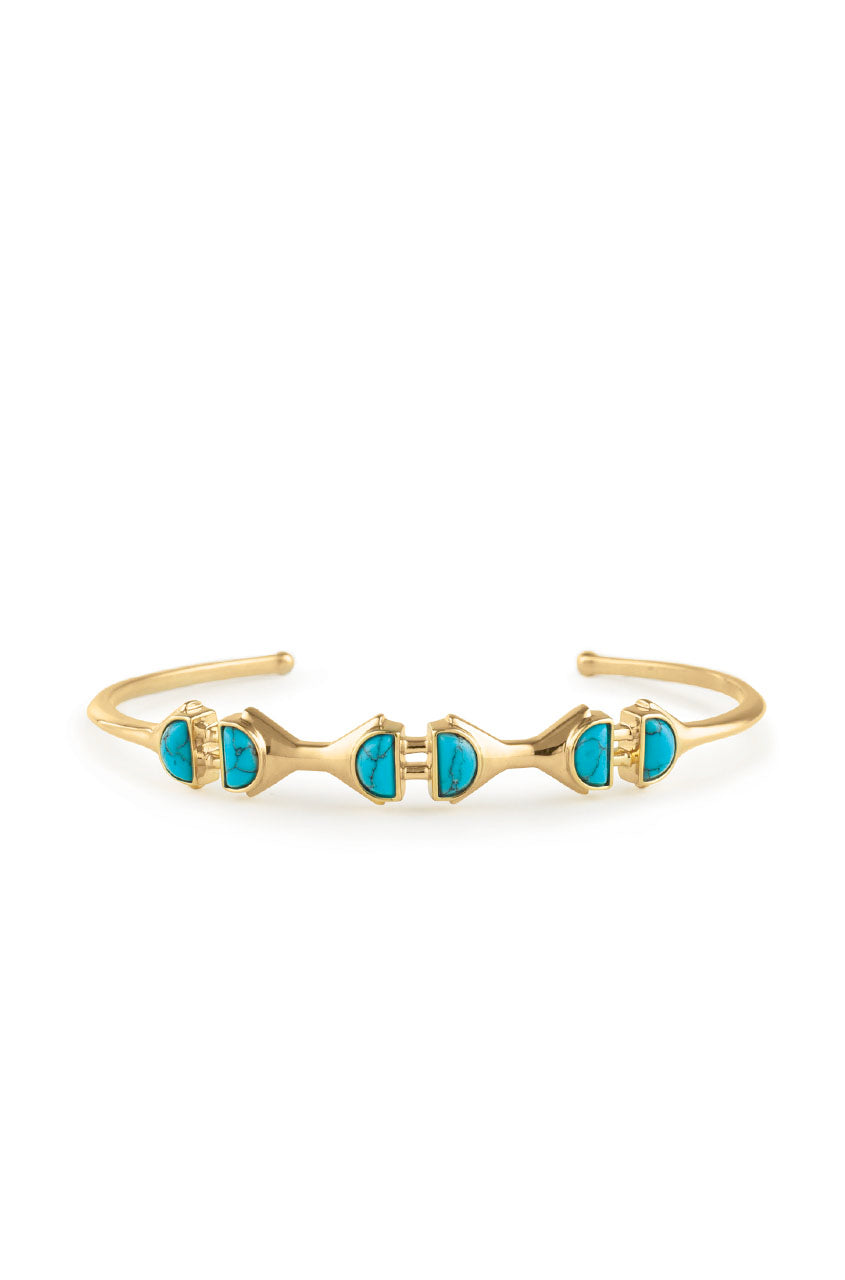 Turquoise Stone Cuff - Hero