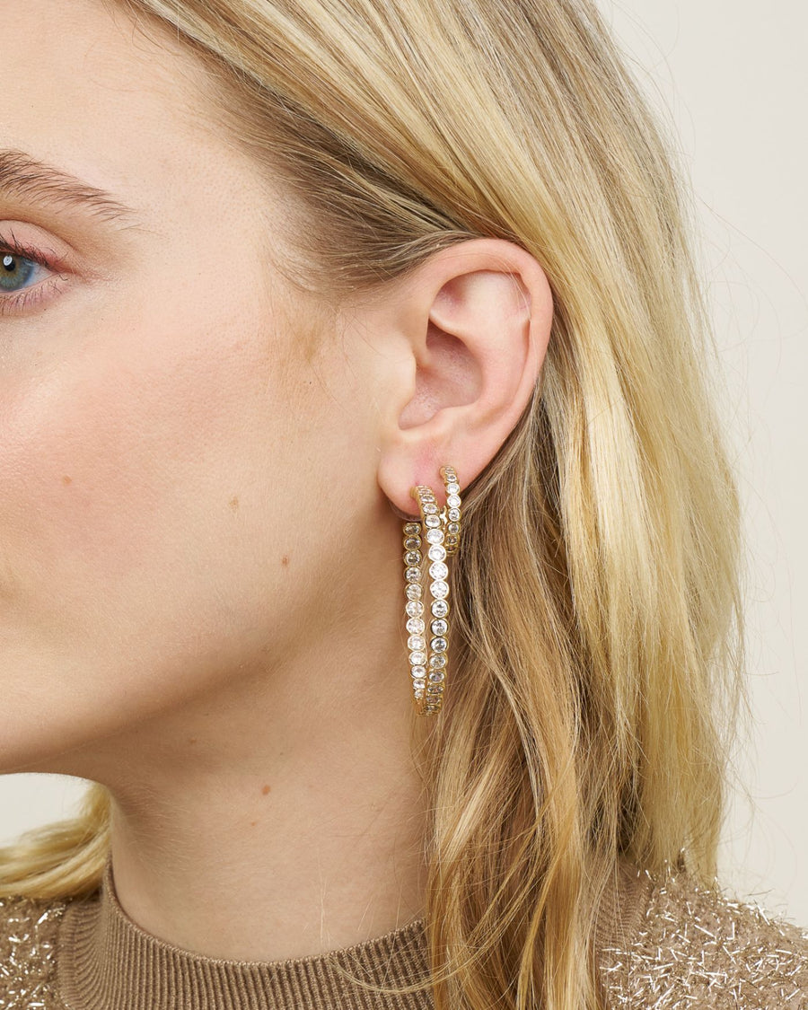 Bezel Set Essential Hoops