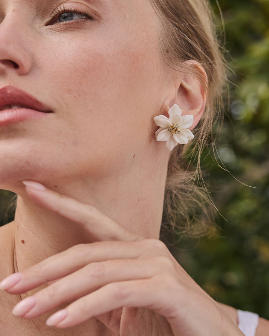 Bloom Flower Convertible Statement Earring