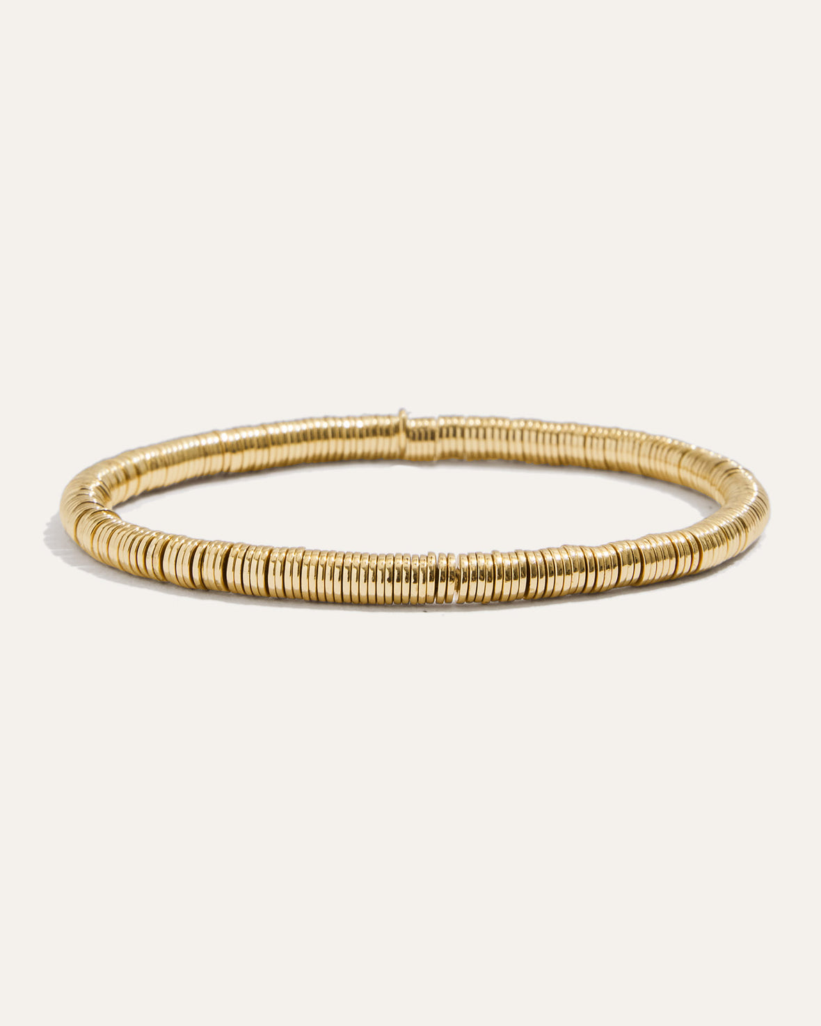 Boho Beaded Stretch Bracelet |Gold