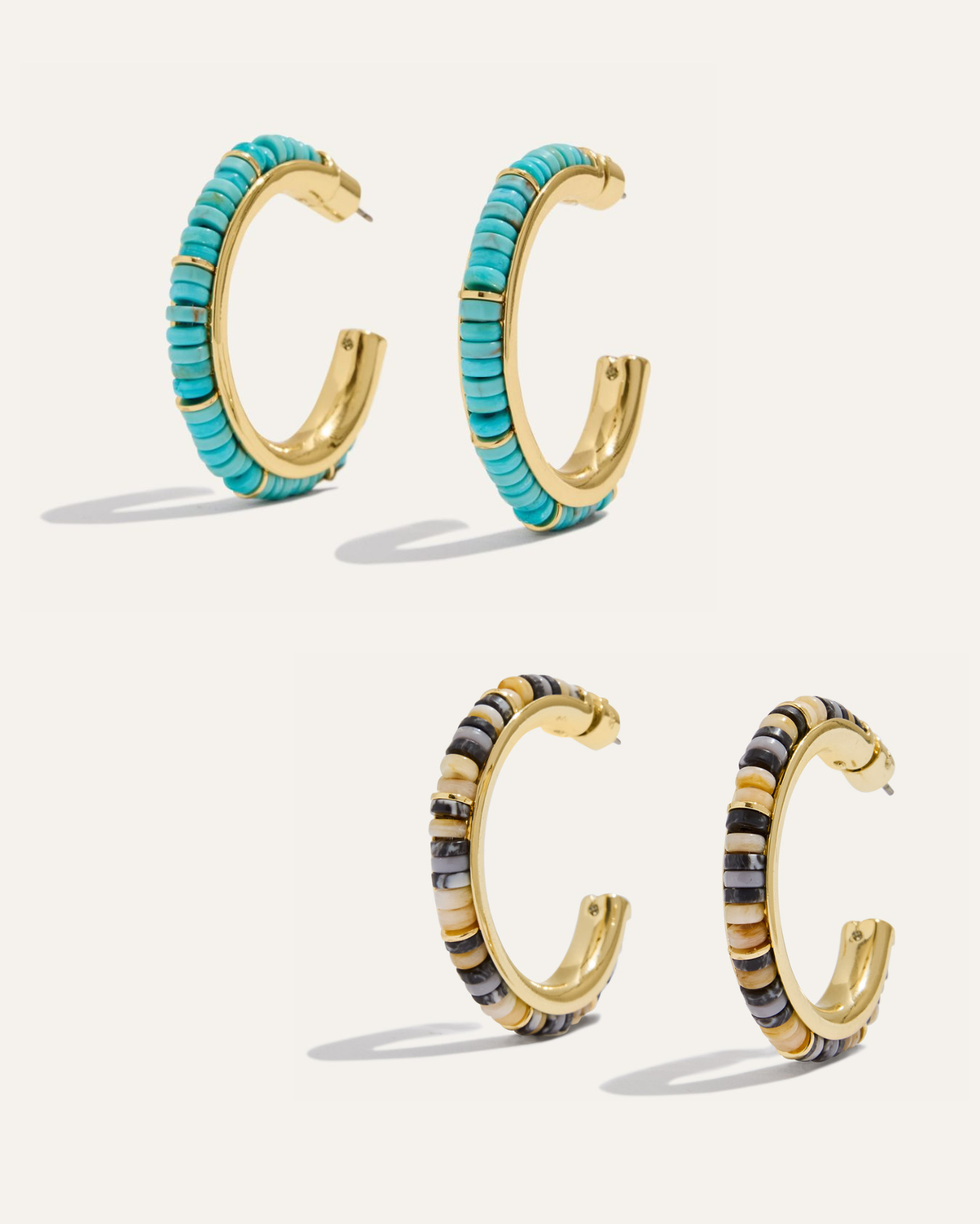 Boho Beaded Hoop Bundle