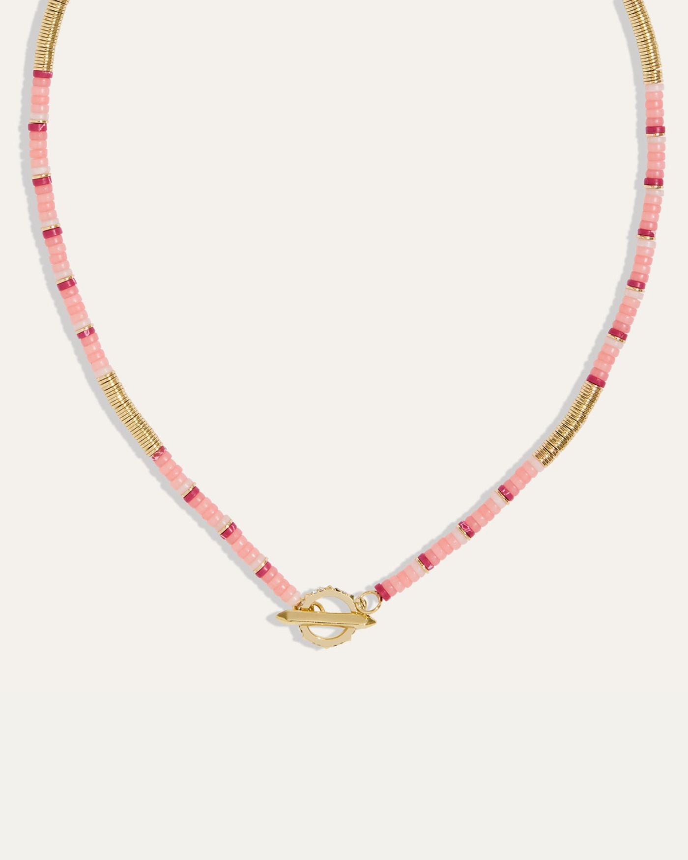 Boho Beaded Toggle Necklace