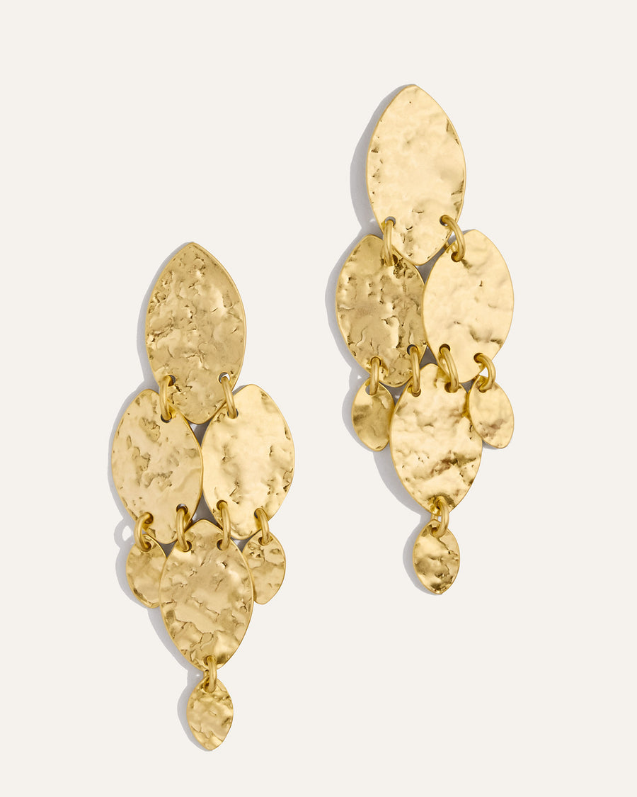 Brushed Boho Chandelier Earring