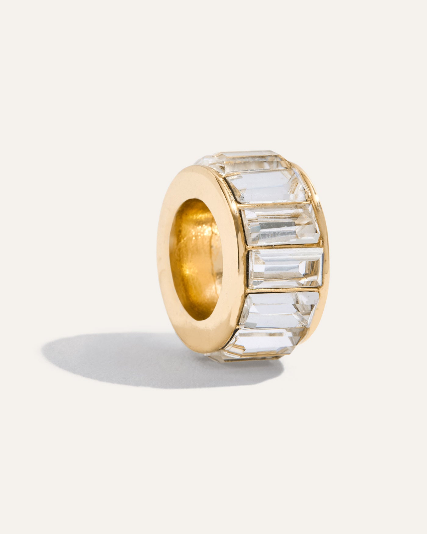 Channel Set Rondelle Charm