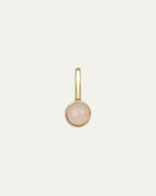 Ava Bar Charm in Rose Quartz