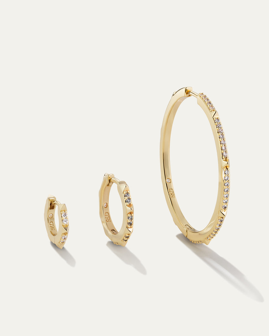 Charlotte Renegade Hoop Earrings | 1.5"