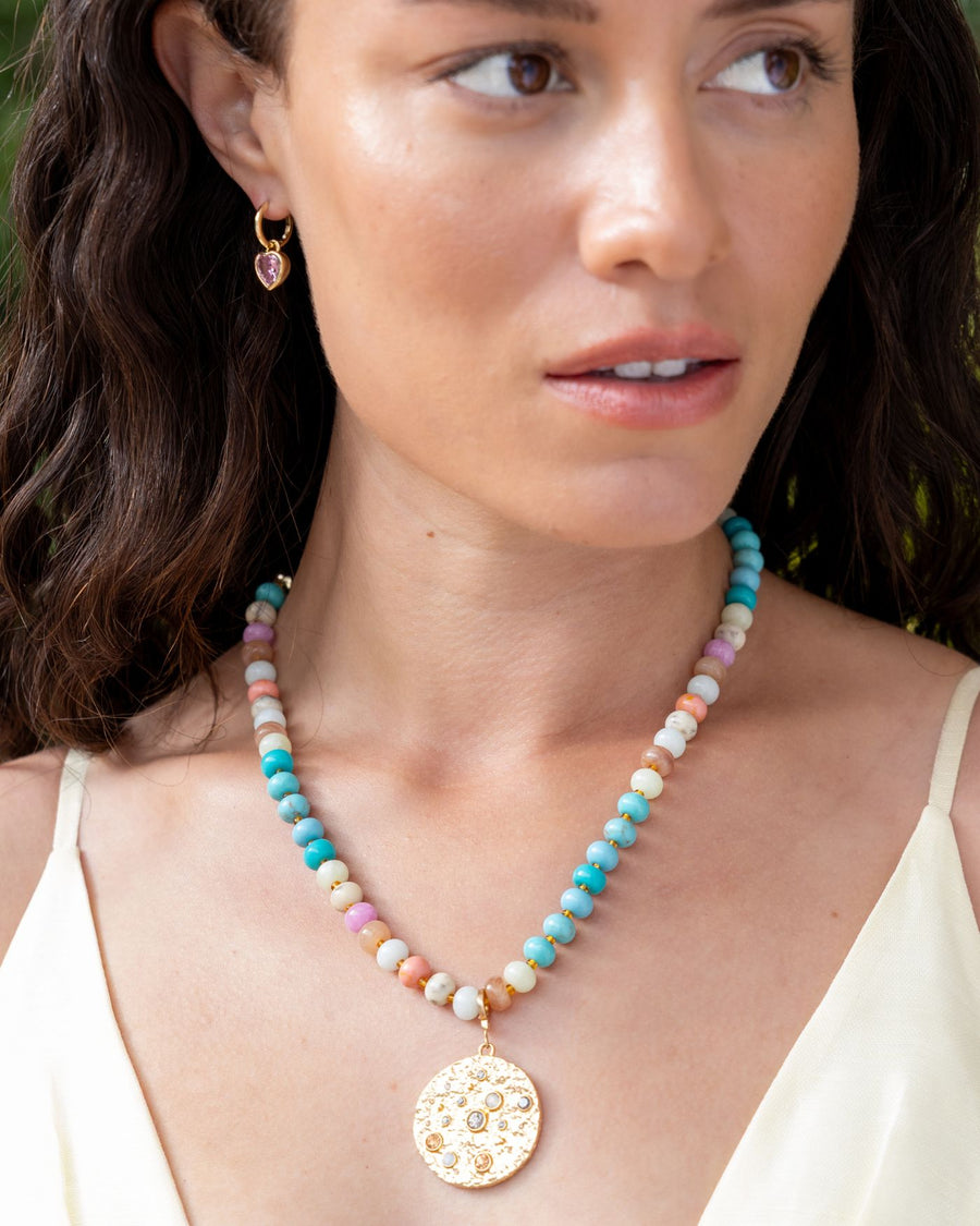 Pastel Beaded Candy Necklace