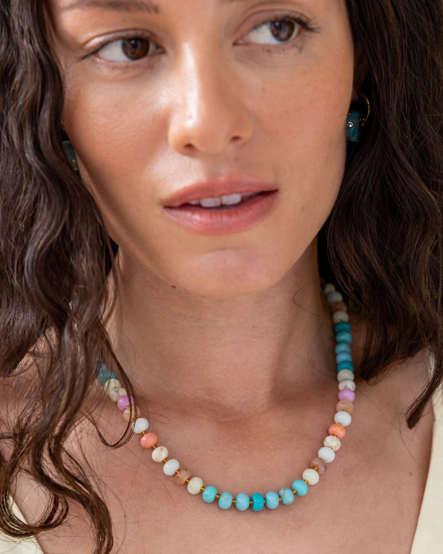 Pastel Beaded Candy Necklace