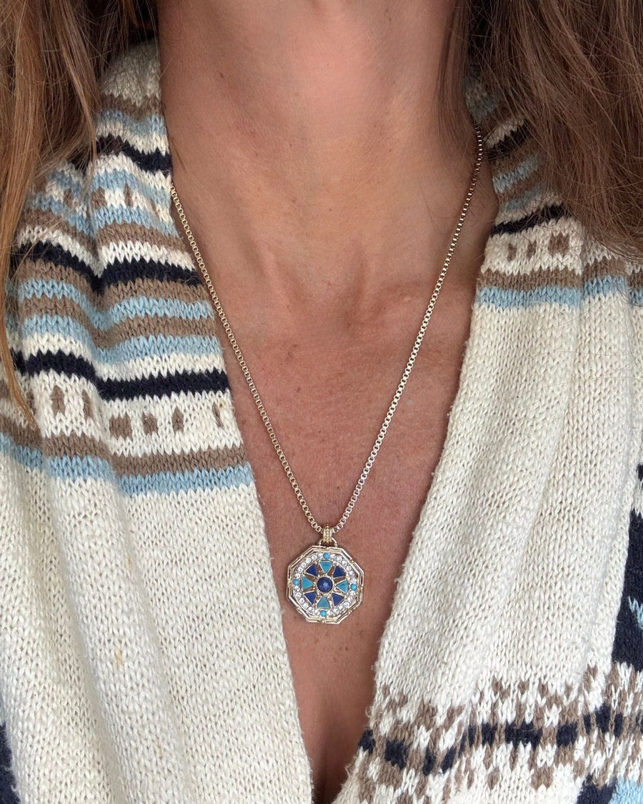 Capri Reversible Pendant Necklace