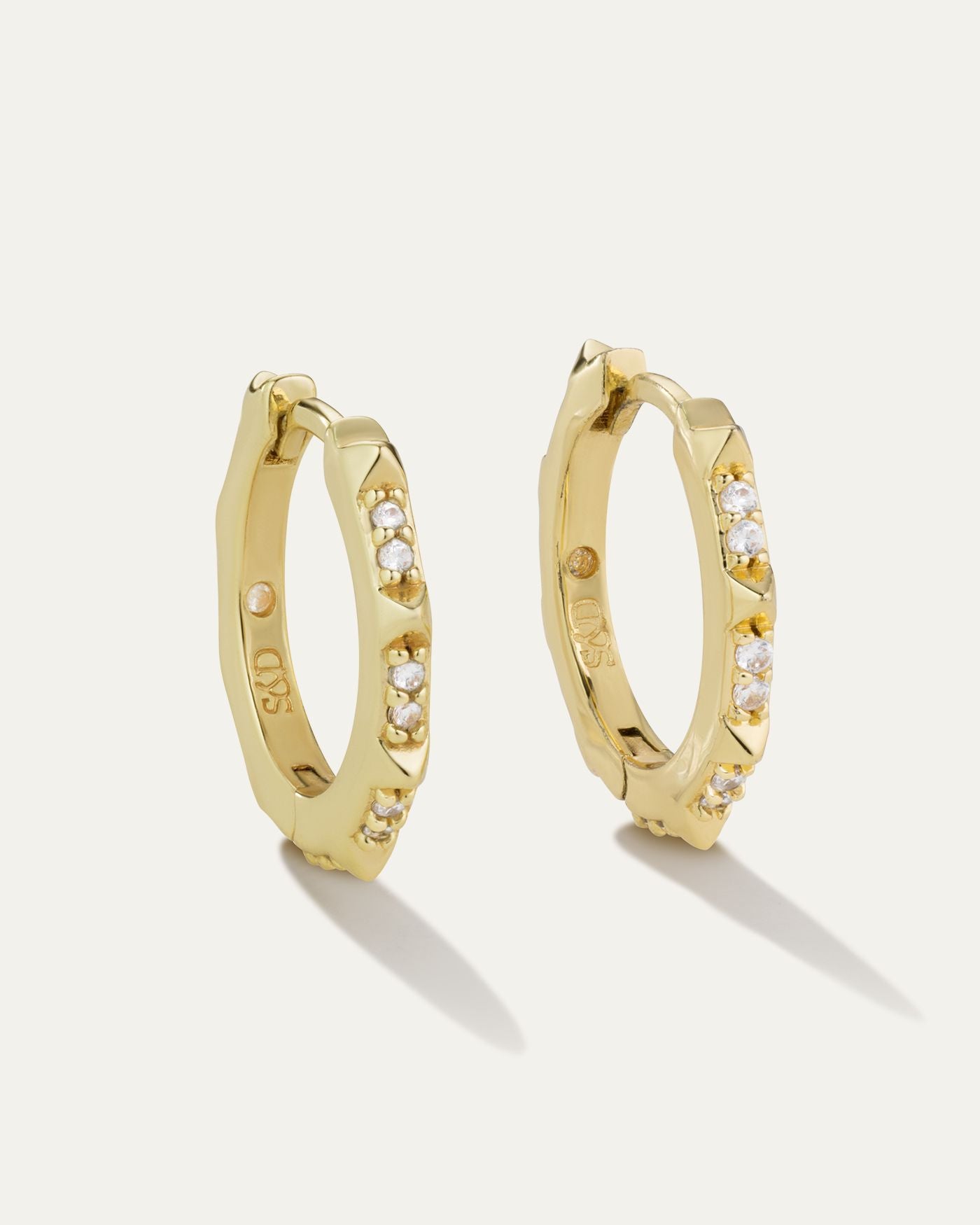Charlotte Renegade Hoop Earrings 3 4"
