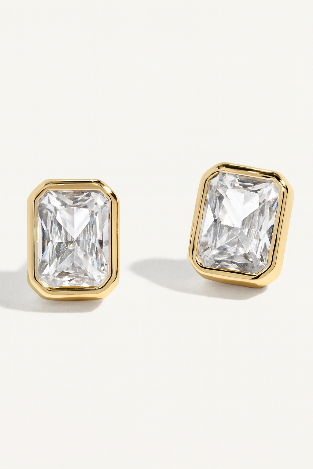 Bezel Set Essential Stud Earrings