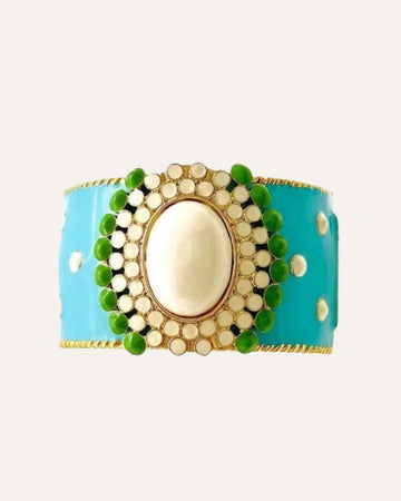 Color Burst Enamel Bangle - Final Sale