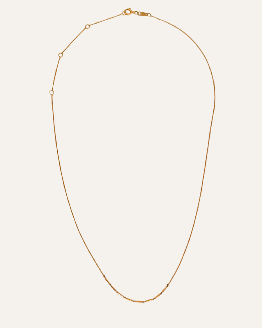Covet 14kt Gold Bar Layering necklace - Only One