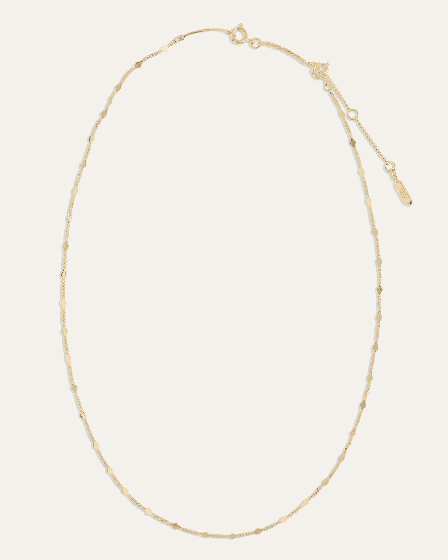 Delicate Adjustable 20" Diamond Chain