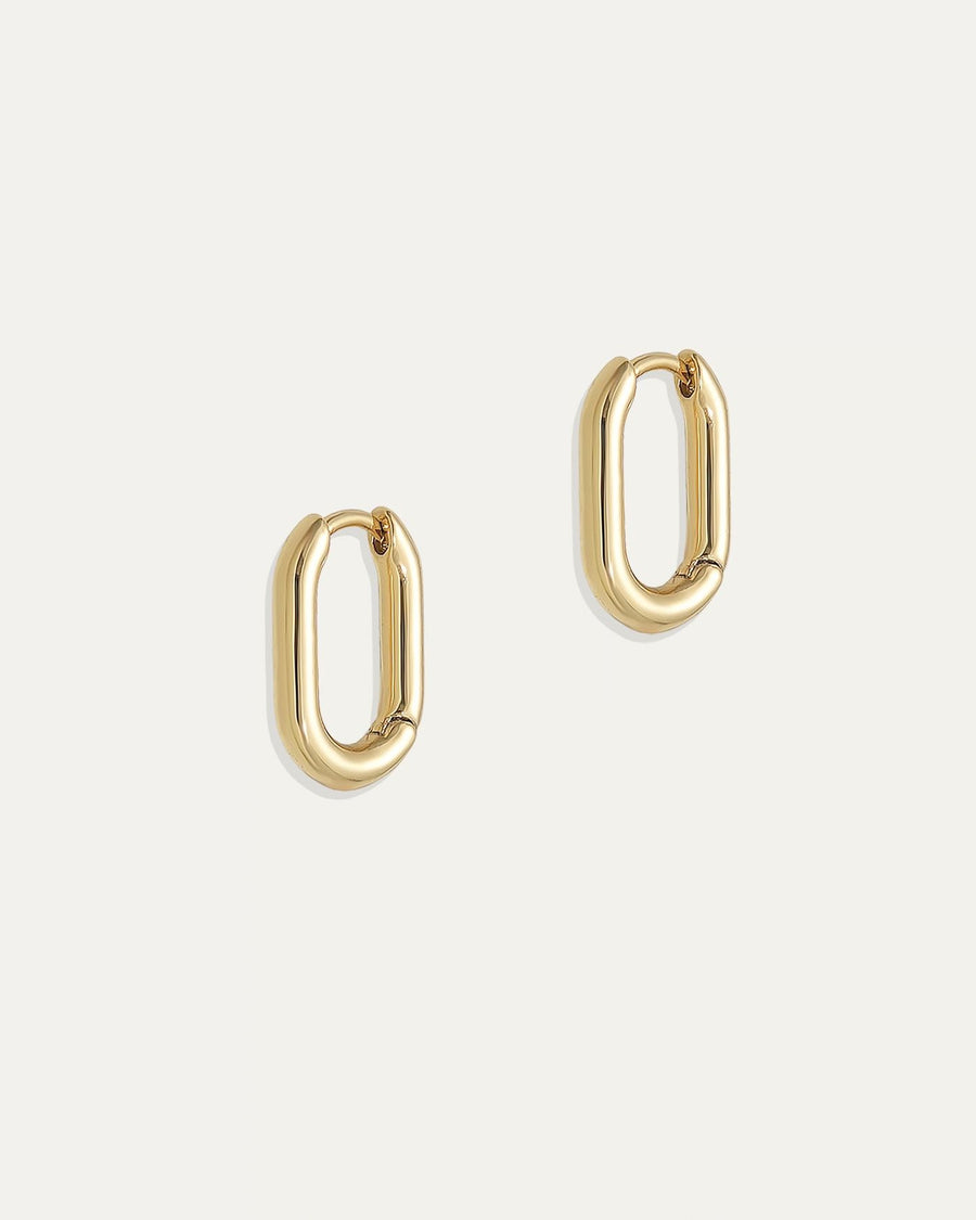 Reversible Pavé Link Earrings