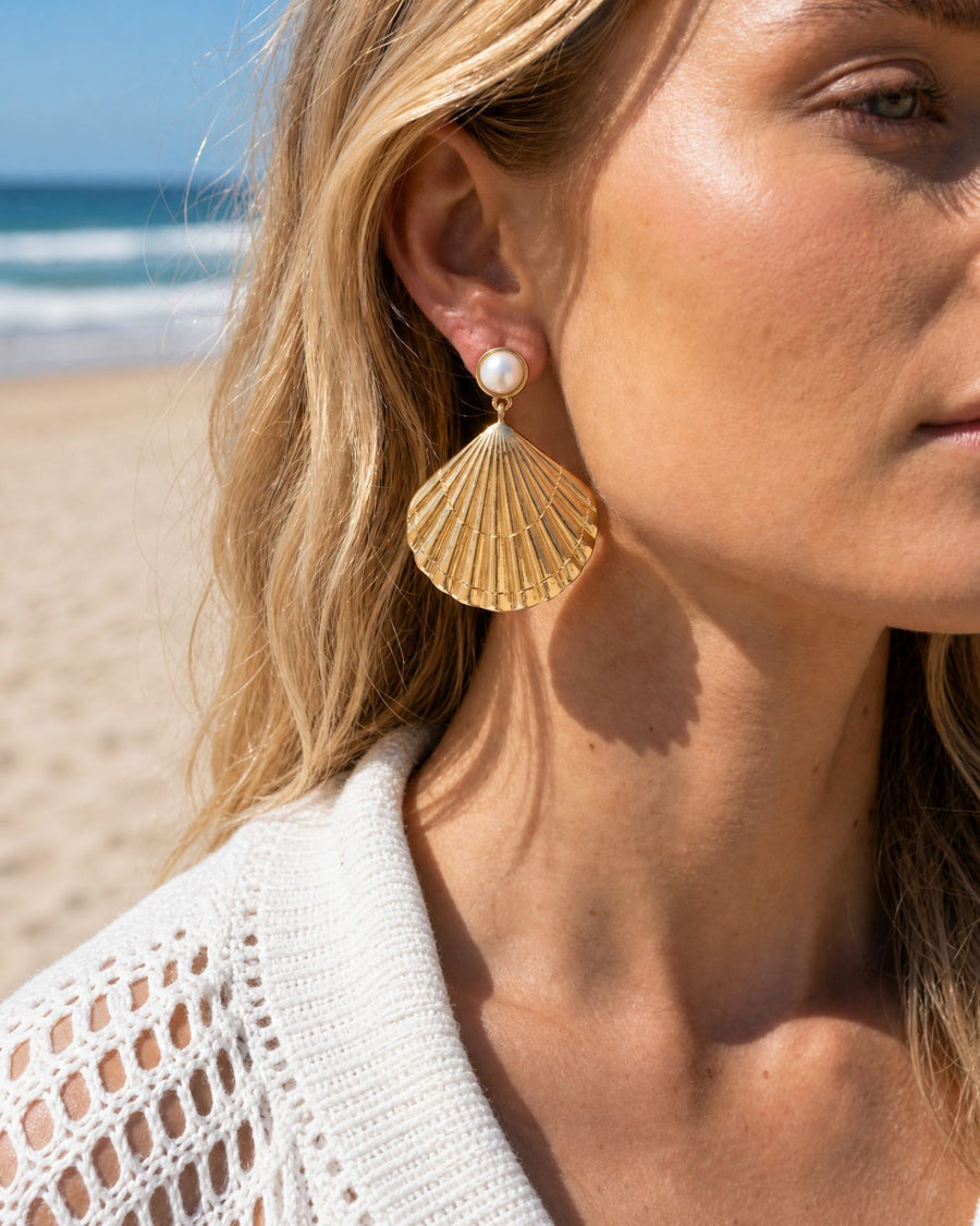 Limited Edition: Shell Yeah Statement Earrings