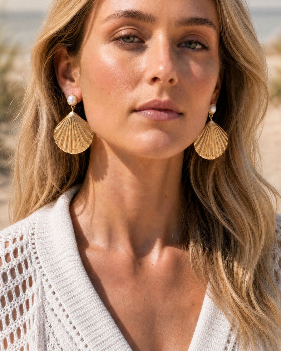 Limited Edition: Shell Yeah Statement Earrings
