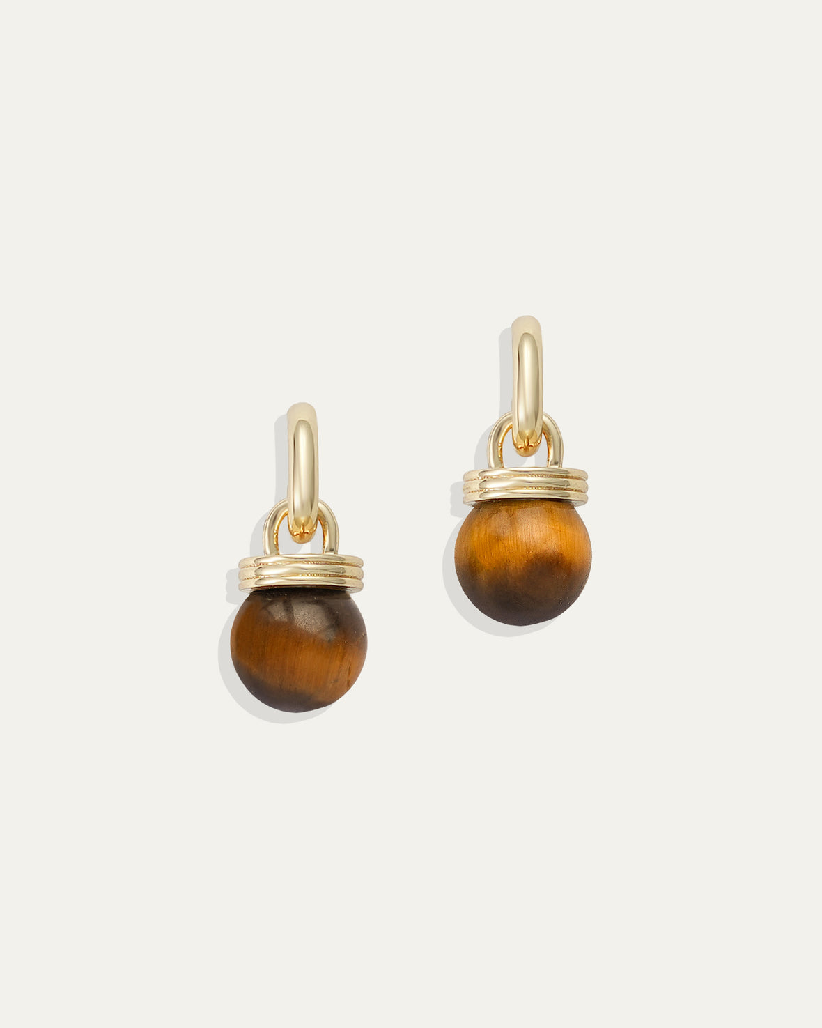 Celeste Earrings in Tiger's Eye