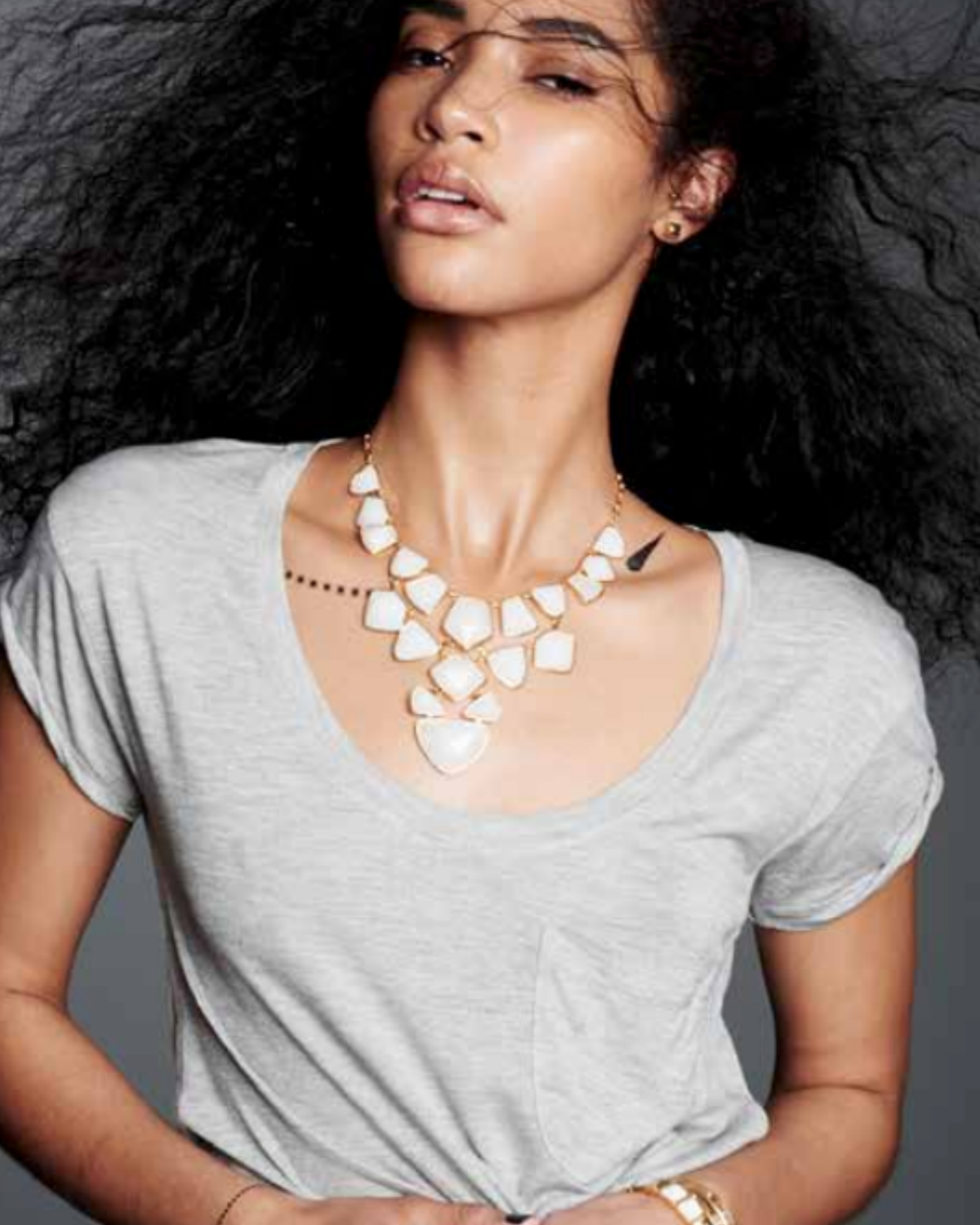 Mosaic Statement Necklace