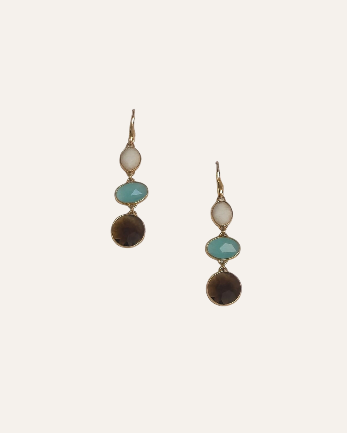 Serenity Drop Earrings - Gold