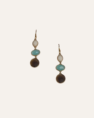 Serenity Drop Earrings - Gold