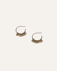 Gold Hoops with Dangle